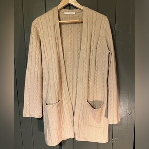 Kinmoss Cashmere cable knit cardigan